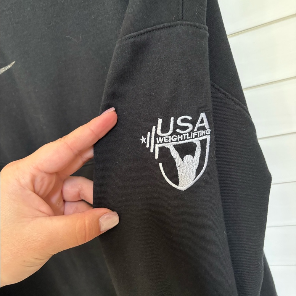 USAW Nike Yoga Dri-FIT Black Sweatshirt - Picture 4 of 4